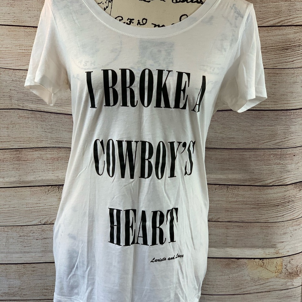 Bella Canvas White Tee with Black Lettering
